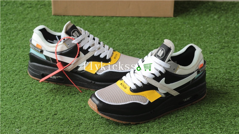 Nike Air Max 1 x Off White Black Custom